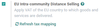 EU Intra-community distancd selling