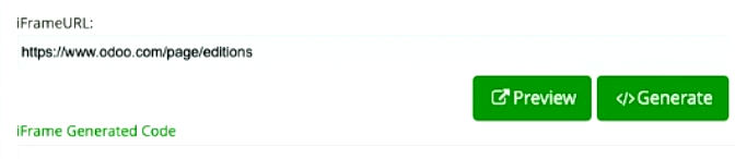 screenshot Type in the address of the webpage you want to embed