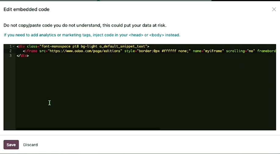 screenshot copy pasting new html code
