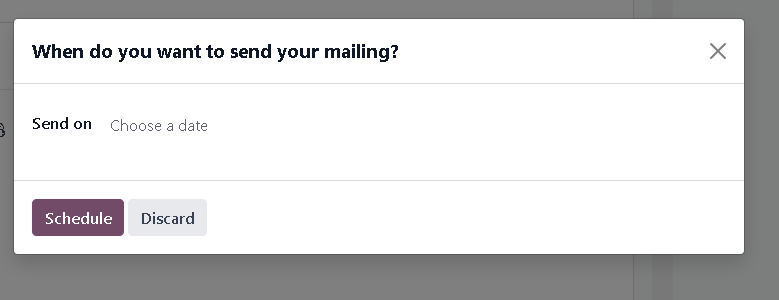 screenshot scheduling email