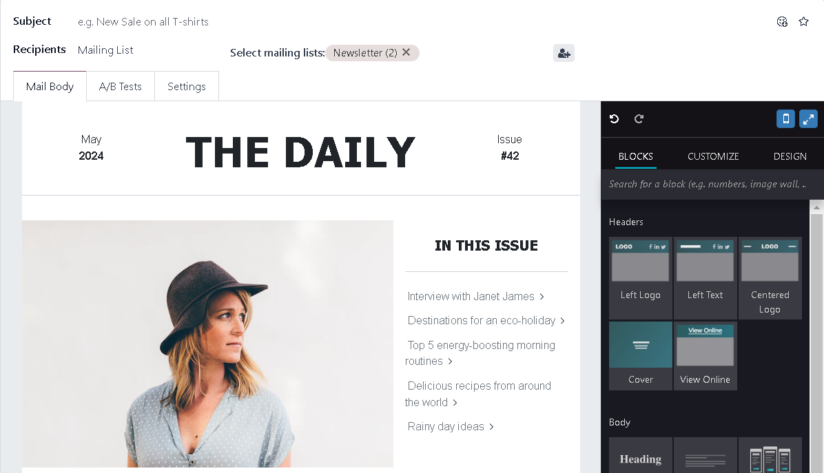 screenshot editing email