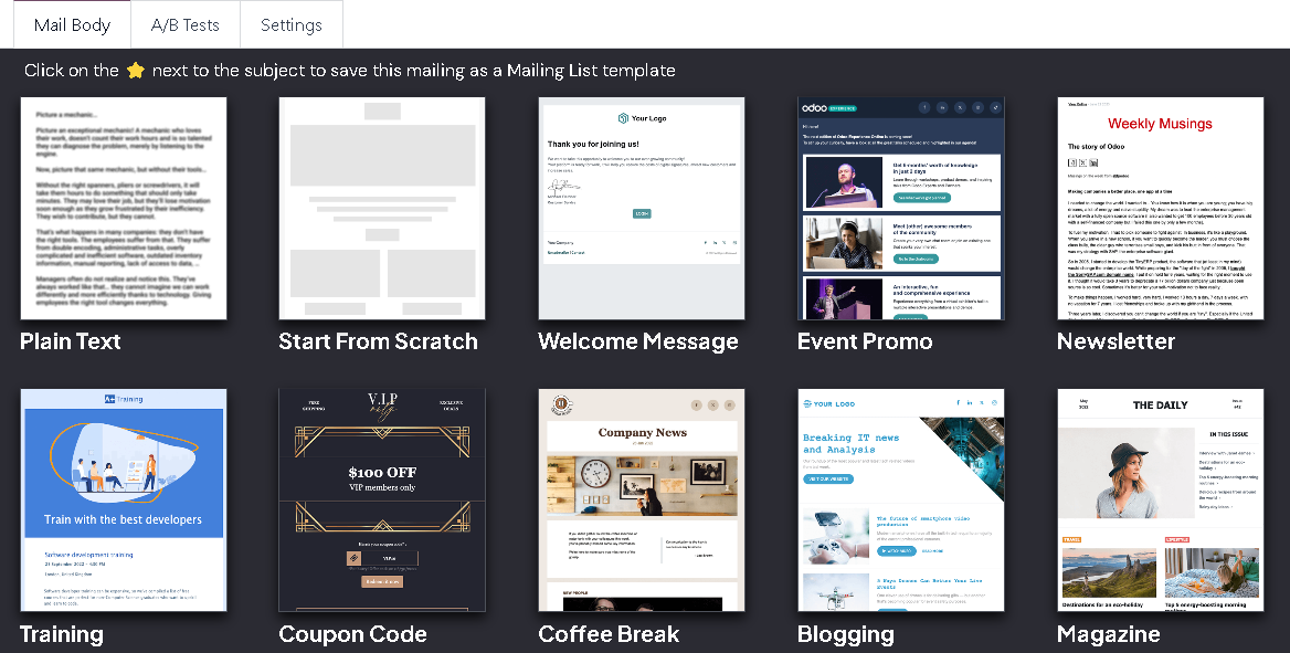 screenshot templates