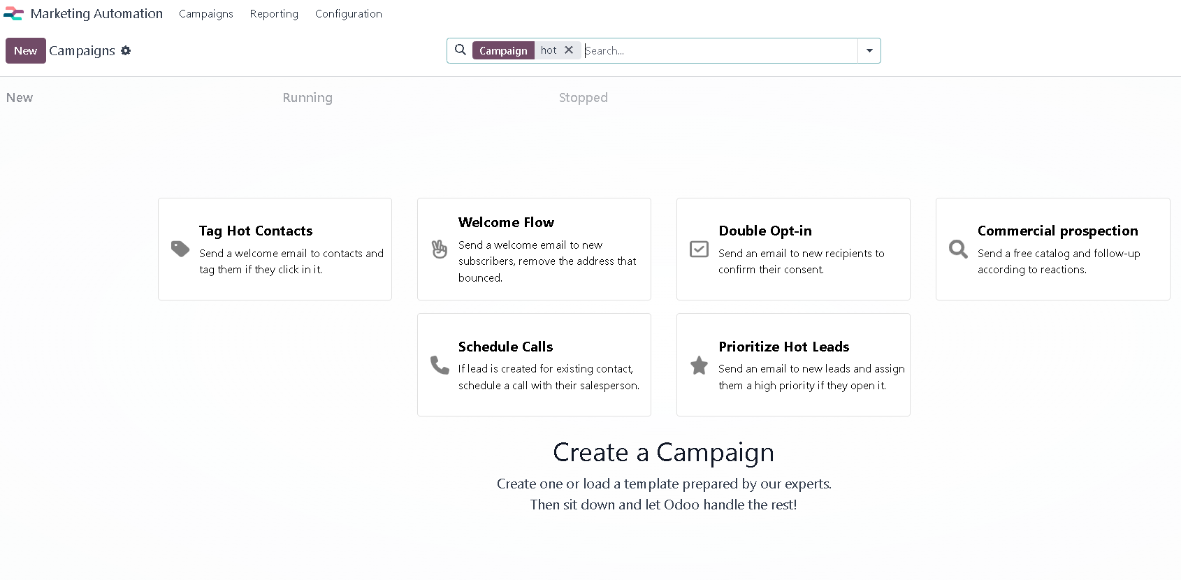 available templates for campaign